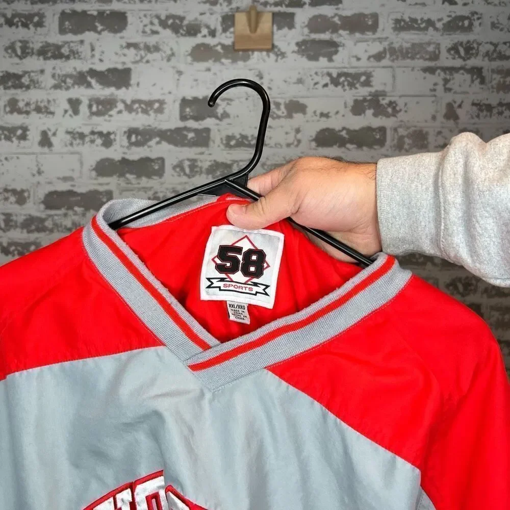 58 sports Ohio state buckeyes windbreaker pullover